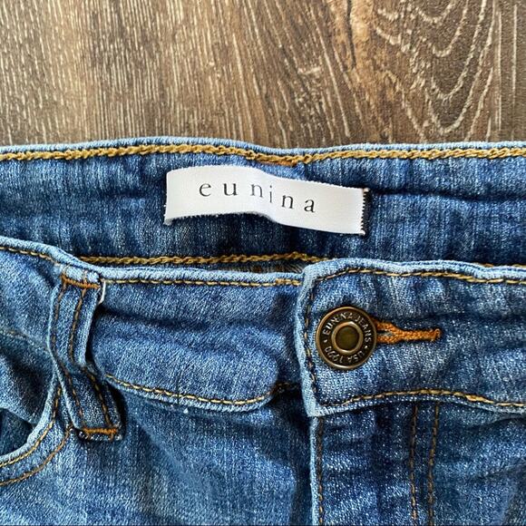 Eunina Ava Low Rise Zipper Skinny Ankle Jeans Size 29 - Picture 4 of 11